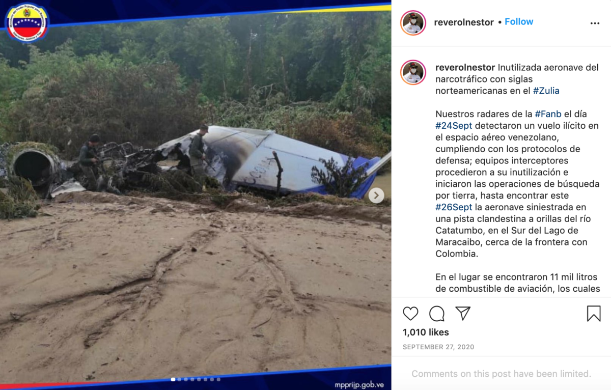 La conexión de Estados Unidos con los ‘narcoaviones’ de Venezuela